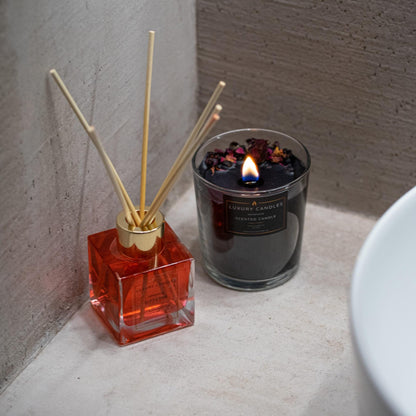 BLACK ORCHID CANDLE (incl. diffuser)
